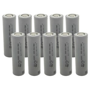 מארז 10 סוללות נטענות Sunpower 21700 3000mAh